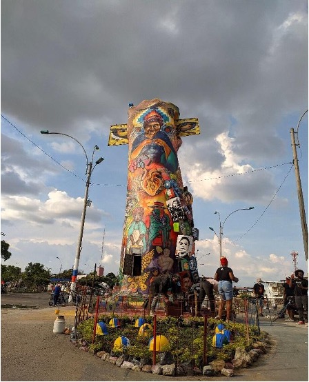 Fotografía 2: Monumento a la resistencia Fuente: Registro fotográfico Revista Matamba.